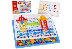 Puzzle Układanka Grzybki Montessori Walizka 300el