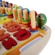 Układanka Sorter Drewniana Montessori Edukacyjna Klocki Zabawka dla Dzieci